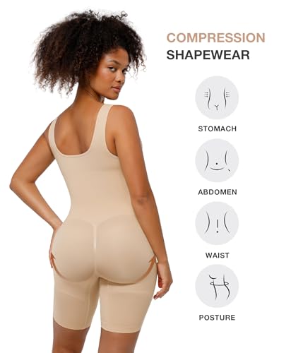 Lover-Beauty Women's Shapewear Bodysuit Tummy Control Seamless Butt Lifter Full Body Shaper Sculpting Body Suits4