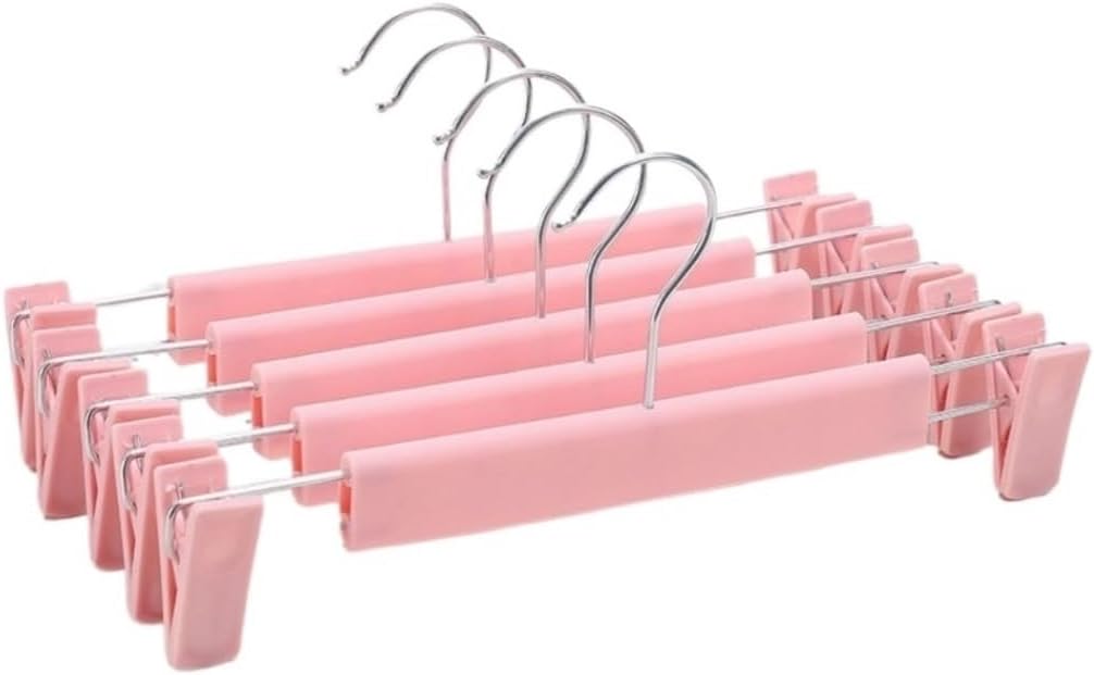 Clothing Hangers Coat Hanger Plastic Hangers Heavy Duty with Adjustable Clip Shorts Hangers Non Slip for Hanging Trousers Socks Coats Clothes Hangers for Coat (Color : C, Size : 20pcs) (Blue 10pcs)