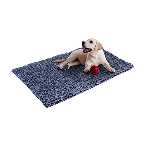 Cosyroom Microfiber Chenille Dog Door Mat Ultra Absorbent Dirty Non Slip Doormat Rugs
