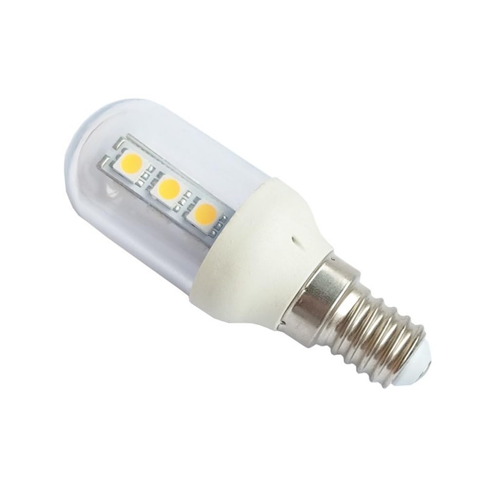 fengyan Casa bombillas, Paquete de 50 bombillas LED tipo maíz, CA 220 V, T30, E12/E14/E17, 2 W, lámpara colgante de plástico mini Familiar Lámpara(Warm 3000K,E12 220V)