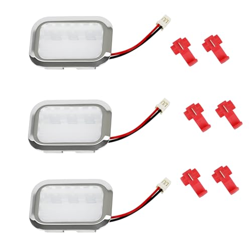 3PK-W11683242 LED Light Module Fits for Whirlpool Kitchenaid JennAir Refrigerator Parts Replacement LED Light Module Replaces W11683242 W10908166 W10607479 W10843339 W10908166 W10607479 W10623957