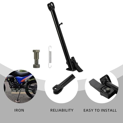 Image of Kickstand for Hawk 250 and TBR7,Kick Stand Side Support Stand Replacement for Dirt Bike Hawk 250cc /TBR 7