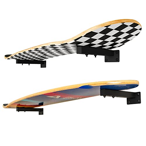 MIUONO Skateboard-Wandhalterung, Schwarz, M