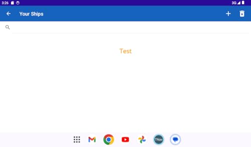 Rolling Period Test for Ships