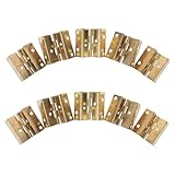 Matériau robuste et durable : Fabriquées en métal résistant, ces charnières quatre volets supportent des portes lourdes et assurent une performance durable pour meubles variés, des armoires vintage aux boîtes décoratives