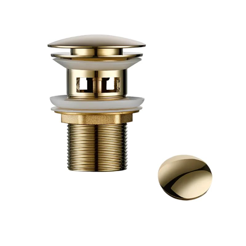 Artemis Bathroom Pop-Up Basin Sink Waste Plug (Light Gold 1)