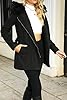 Bellivera Women Wool Blend Jacket Spring Long Flee... #3