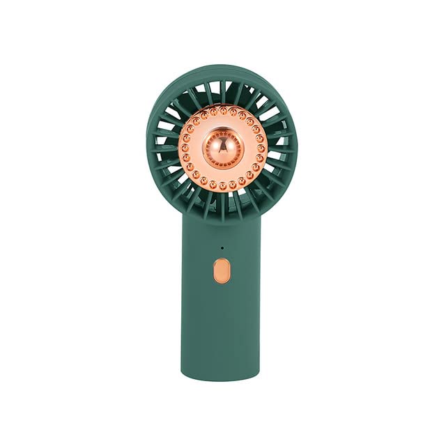 Ventilador de mano portátil con base de escritorio y carga USB