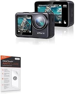 BoxWave Screen Protector Compatible With XTU 4K30FPS WiFi Action Camera - ClearTouch Anti-Glare (2-Pack), Anti-Fingerprint Matte Film Skin