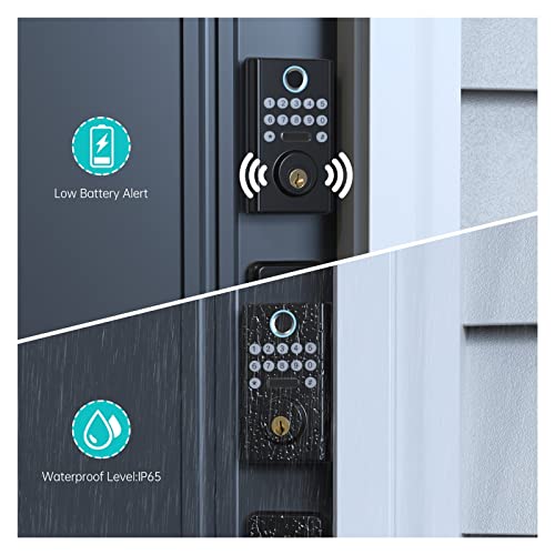 Serrure de porte d entrée sans clé intelligente empreintes digitales bureau - 8