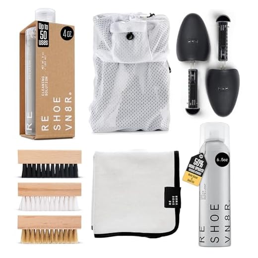 RESHOEVN8R Shoe Cleaner Sneaker Cleaning Kits & Waterproof Shoe Protector Spray Bundle