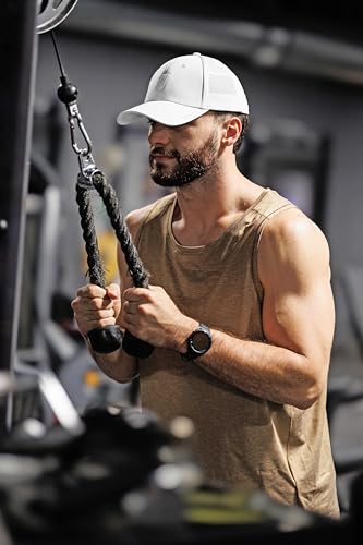 Image of Gym Baseball Hats for Men by King & Fifth | Baseball Hat with Low Profile & Stylish Fabric + Workout Hat + Baseball Caps