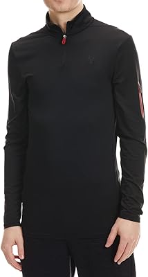Chaqueta con cremallera Spyder Negra