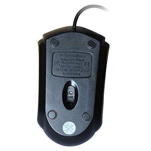 Wishlotus Left Handed Mouse Logo Laser Engraving And Matte Process 800 Dpi Resolution 3D Button Plug And Play Mini Usb Wired Mouse Suitable For Laptop #TOP5