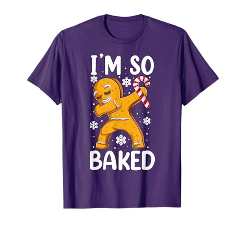 Cookies Baking Weed Pajamas, Christmas I’m So Baked Stoners T-Shirt