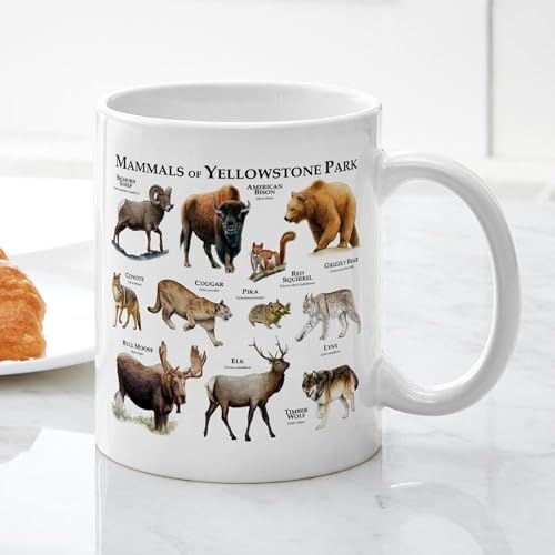 Taza Café Cerámica 11 oz Mamíferos Yellowstone miniatura 3
