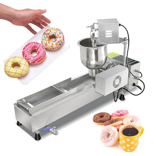 Kolice Automatic Donut Making Machine,Automatic Doughnut Maker/Auto Donuts Frying Machine/Auto Donut Maker,Auto Frying Doughnut Maker with Auto Counting