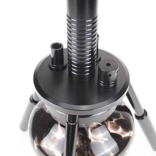 KDMB Shisha-Set, Shisha-Set aus Stativglas Modernes 2-Schlauch-Shisha-Set mit Shisha-Zubehör, leicht zu zerlegen, leicht… – Bild 6
