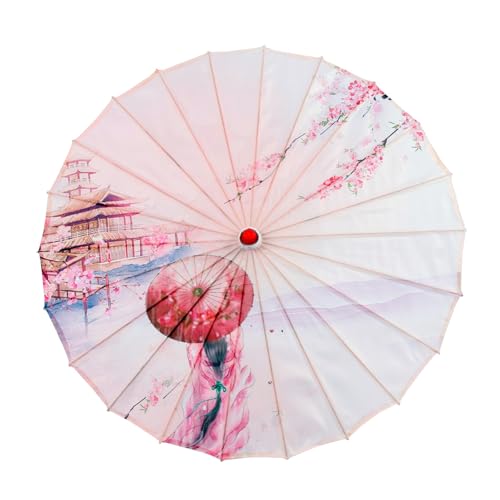 Gramigg Chinese Bamboos Silk Umbrella Classical Dance Parasol Bamboos Silk Umbrella For Costumes And Party Marvelous Decoration