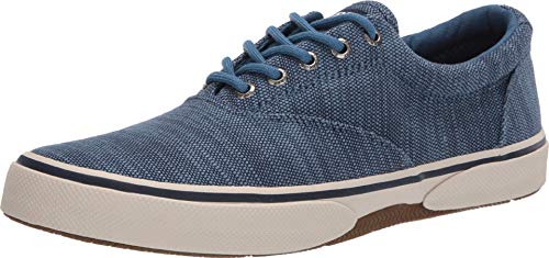 Sperry メンズ ハリヤード CVO スニーカー, ネイビー(True Navy), 15