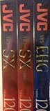 JVC T-120 Video Cassette Tapes, One EHG + Two SX