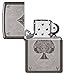 Zippo Spade Card Pocket Lighter, Black Ice