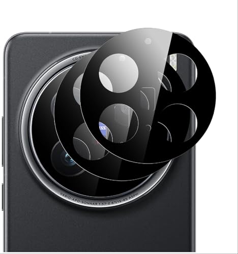 Image of Xmon Camera Lens Protector for Vivo X200 (1 Pack) - 3D Premium Tempered Glass, Ultra-Clear, Anti-Scratch, Easy Installation - Black