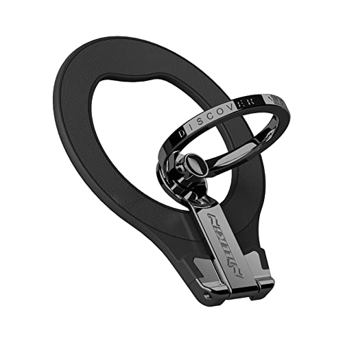 NILLKIN Phone Ring Grip Compatible con MagSafe, Soporte de Anillo de Teléfono Ajustable de 360° para iPhone, Samsung, Xiaomi y Otros Teléfonos Inteligentes, Negro