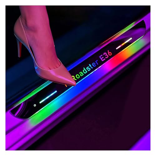【Materiale impermeabile di alta qualità】 Luci di Cortesia per Portiera, realizzate con pannelli acrilici di alta qualità, luci per soglie porte auto con sensore automatico, queste luci per soglie porte personalizzate offrono un'illuminazione cristallina e sono resistenti ai graffi e all'usura. Luce magnetica wireless per pedale Il materiale altamente traslucido garantisce una proiezione luminosa vivida, mentre la finitura lucida a specchio aggiunge un tocco di raffinatezza contemporanea.