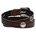 ARIAT Men's Basket Stamp Circle Concho Belt, Tan, 36
