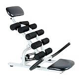 Fitness House Balance Power Aparato para Espalda, Unisex Adulto, Blanco/Negro, Talla Única