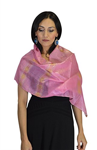 Moroccan Shoulder Shawl Breathable Cotton Head Scarf Silky Soft Exquisite Wrap Pink4