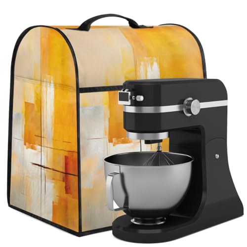 Coffee Maker Cover Abstract Art Oil Painting Kitchen Appliance Covers Small Appliance Covers Blender Cover Juicer Cover Dust Covers for Kitchen Appliances with Top Handle and Pockets,Washable,B30