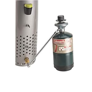 Coleman QuikPot 10 Cup Propane Coffee Maker 4500 BTUs Brews 10 Cups in 18 Mins Efficient Coffee Brewer for Camping Hunting Tailgating More Dishwasher Safe