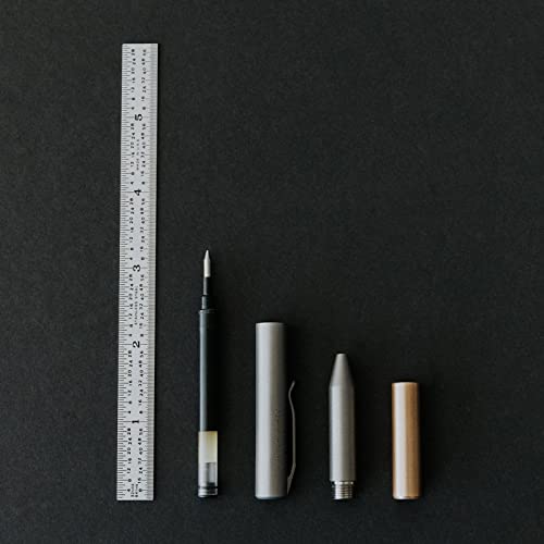 Aerocrafted CONTRAIL Pocket Pen - Everyday Carry, Compact Gel Rollerball Pen, Fine Point, Made In The Usa thumb #5