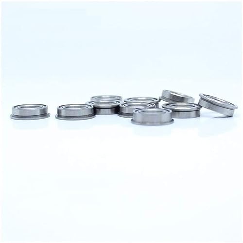 HYUJNAFZR TMP1105 Flange Ball Bearings MF148ZZ Flange Bearing 8x14x4 mm Deep Groove Ball Bearing ABEC-1 Miniature Flanged Ball Bearings