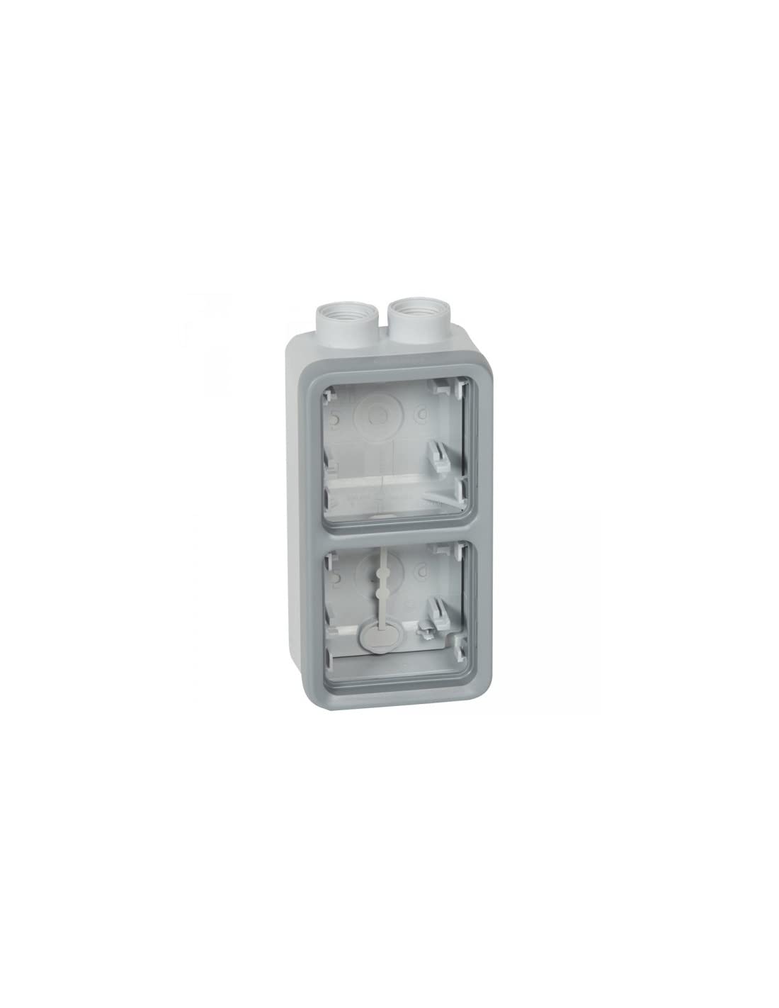 Boîtier étanche Legrand Plexo double vertical IP55 avec entrée ISO20