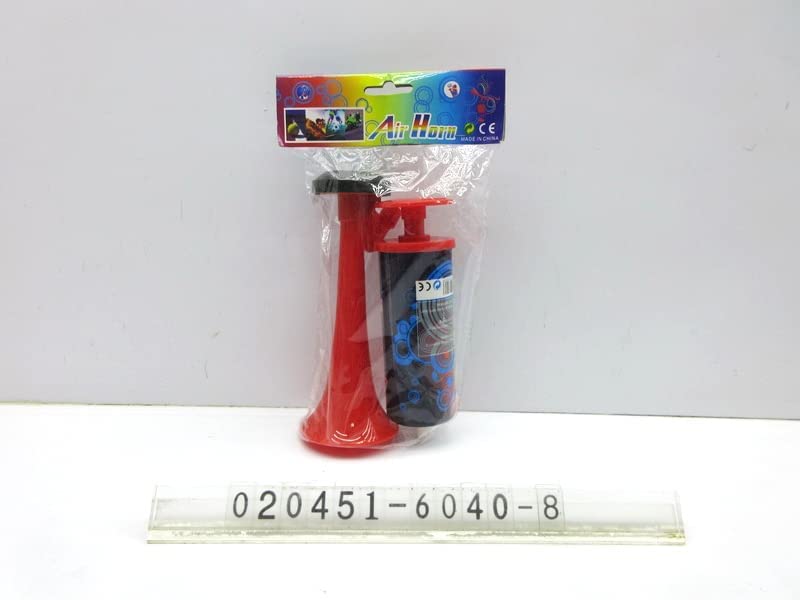 PEBBLE HUG 1pc Air Horn Pump, Gasless Air Horn with Pump Action, 10 Inch Noisemakers for Sporting Events, Parties, Celebrations, Fun Birthday (Pack of 1)