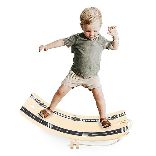 Planche d'équilibre bois enfants Viga pour canaliser l'énergie à la maison