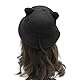 OKwife Cute Cat Ear Tail Cartoon Fisherman Hat Sweet Basin Student Hat for Girl Foldable Fisherman Travel Bucket Hat All-Match