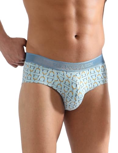 Image of U.S. Polo ASSN. Men PB005 Cotton Modal Printed Premium Underwear Brief -Pack of 1
