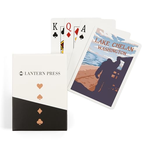 Baraja Poker Lake Chelan Bigfoot Lantern Press