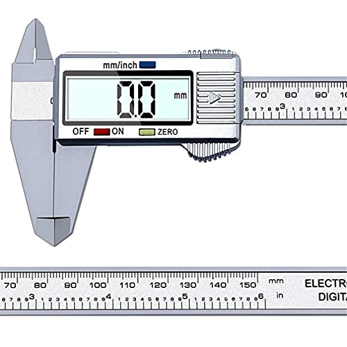 Suwmiarka Cyfrowa Metalowa 0-150 Mm, Elektroniczna, Precyzyjna, Suwmiarka, Mikrometr, Linijka, Plastikowe Narzędzia Pomiarowe, Linijka Led Z Dużym Ekranem