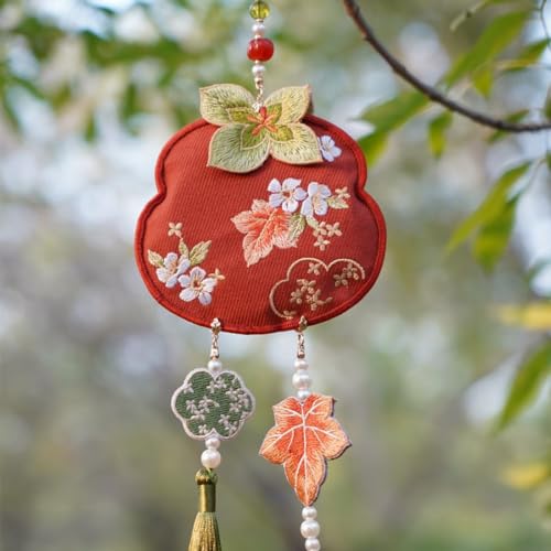 Colgante con borla estilo antiguo Hanfu sin especias miniatura 5