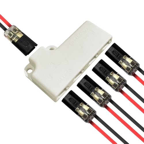 Yancincny 2 Pin Led Quick Connector 1 to 4 Splitter Kit -