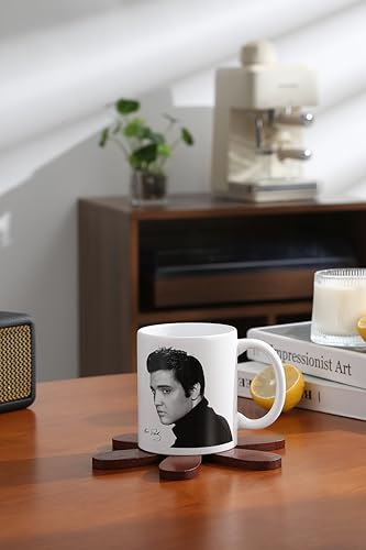 Taza de cerámica Elvis Presley con diseño retrato 315 ml miniatura 4