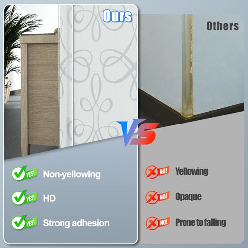 Image of Self-Adhesive Clear Wall Corner Protector - 4Pack, 16 x 1.18 in