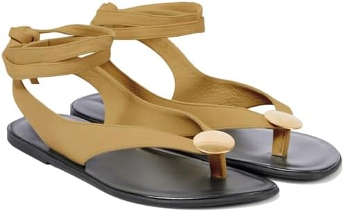 GTBINGGO Women's Strappy Flat Sandals