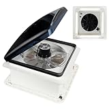 Photo Gallery outprize ventola da tetto per camper, con luce led, 12 v, 36,8 cm, super silenziosa, affidabile, manuale, 3 velocità, reversibile Photo Gallery outprize ventola da tetto per camper, con luce led, 12 v, 36,8 cm, super silenziosa, affidabile, manuale, 3 velocità, reversibile