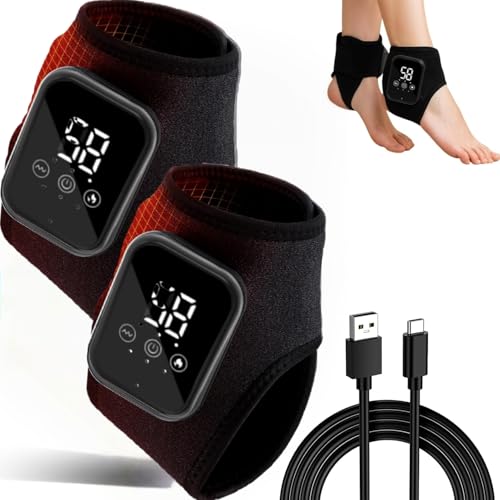 Foot Massage Slipper Beoglov Feet Relief - Feet Relief Massager, Triple Method Heated Foot Massager for Neuropathy (2 Pcs...